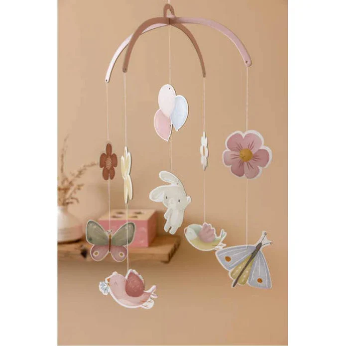 Little Dutch Mobile de Cartão - Flowers and Butterflies