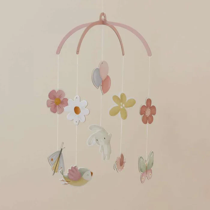 Little Dutch Mobile de Cartão - Flowers and Butterflies - Image 2