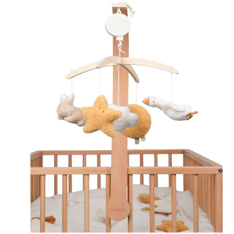 Little Dutch Mobile Musical de Madeira Newborn Naturals - Image 2