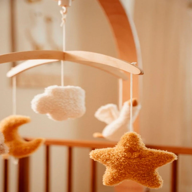 Little Dutch Mobile Musical de Madeira Newborn Naturals - Image 3