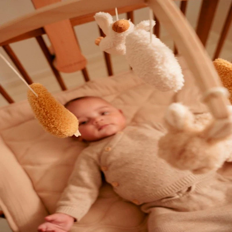 Little Dutch Mobile Musical de Madeira Newborn Naturals - Image 4