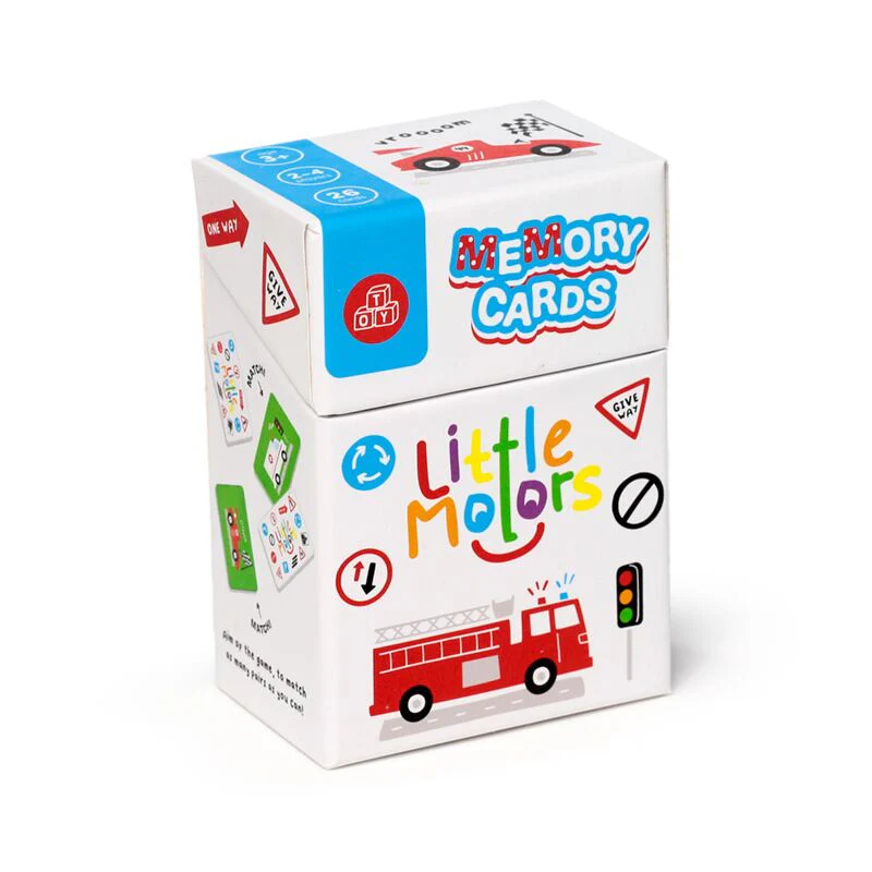 Puckator - Little Motors-carros - Set de cartas de memória para crianças