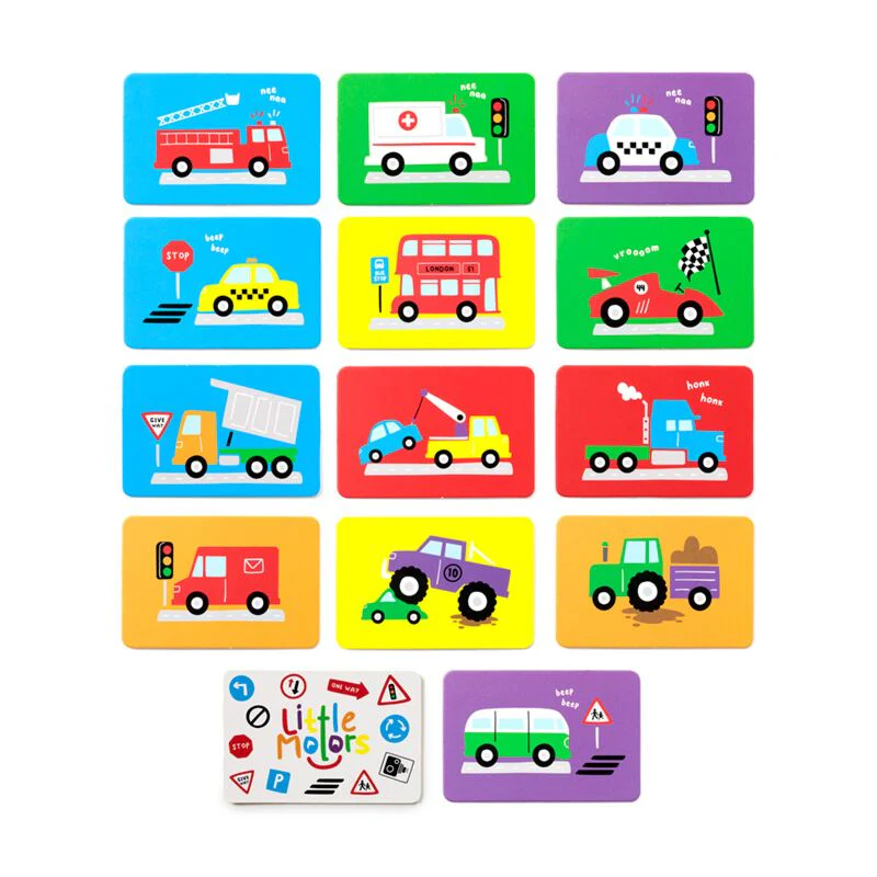 Puckator - Little Motors-carros - Set de cartas de memória para crianças - Image 2