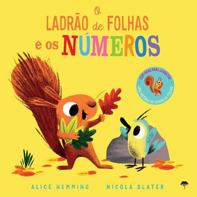 Livro O Ladrão de Folhas e os Números de Alice Hemming e Nicola Slater