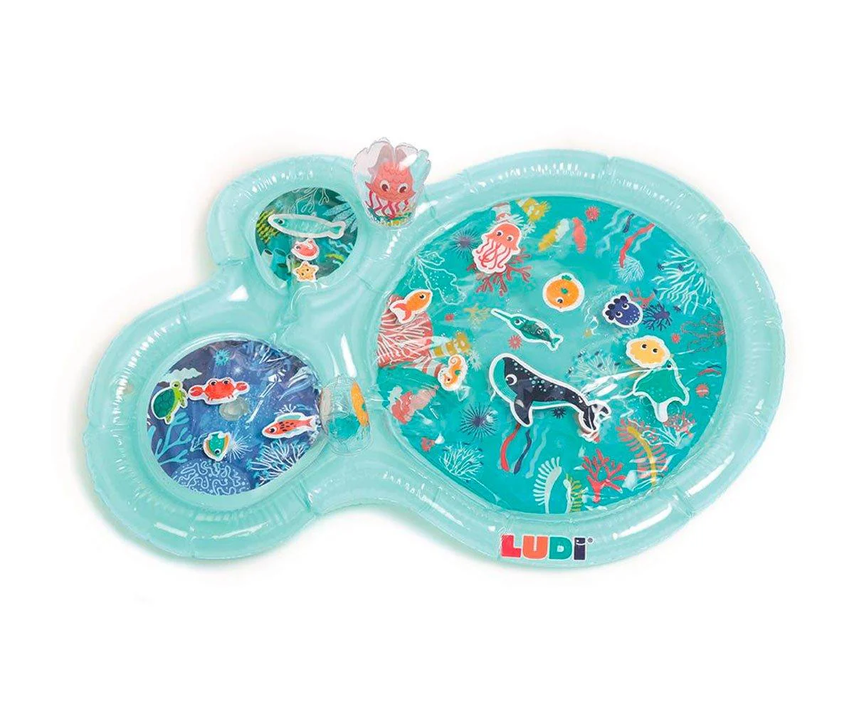 Ludi Tapete de água Insuflável Oceano  - Jogo Sensorial
