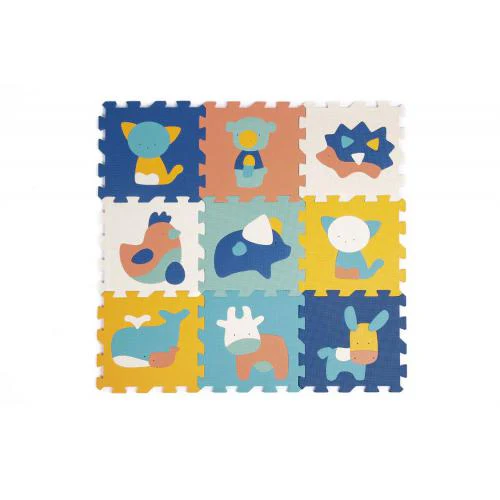 Ludi Tapete de espuma Animais - 9 quadrados