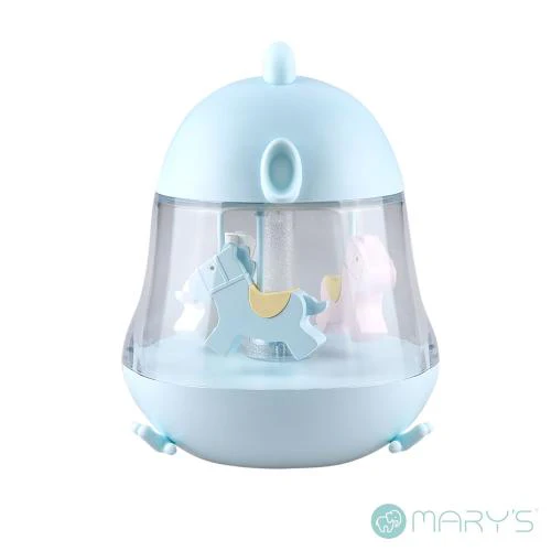 Mary´s Caixa de Música com luz LED Unicórnio Azul