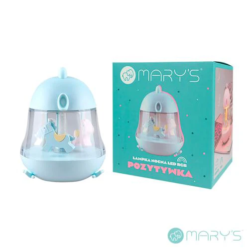 Mary´s Caixa de Música com luz LED Unicórnio Azul - Image 2