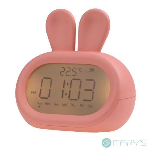 Mary´s Despertador Coelho Rosa