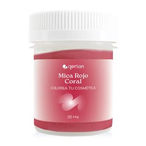 Mica pigmento em pó para cosméticos Coral 10gr