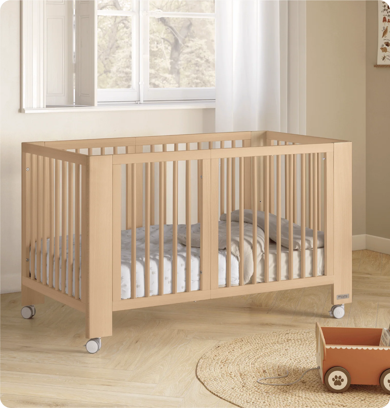 Micuna Converbaby Berço convertível de 90×50 a 140×70 - Image 6