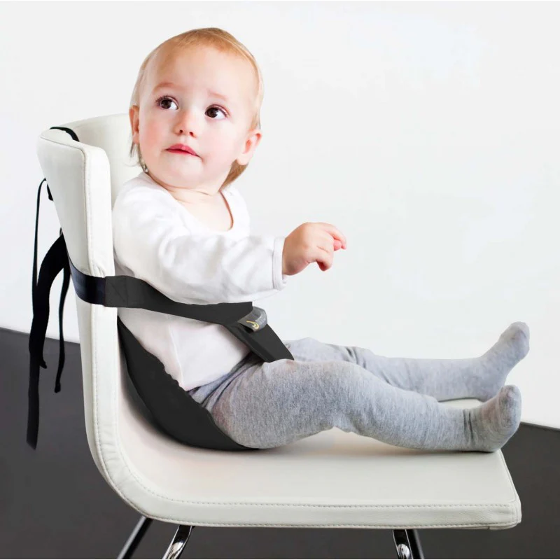 Cadeira de refeição Minimonkey Mini ajustável preta