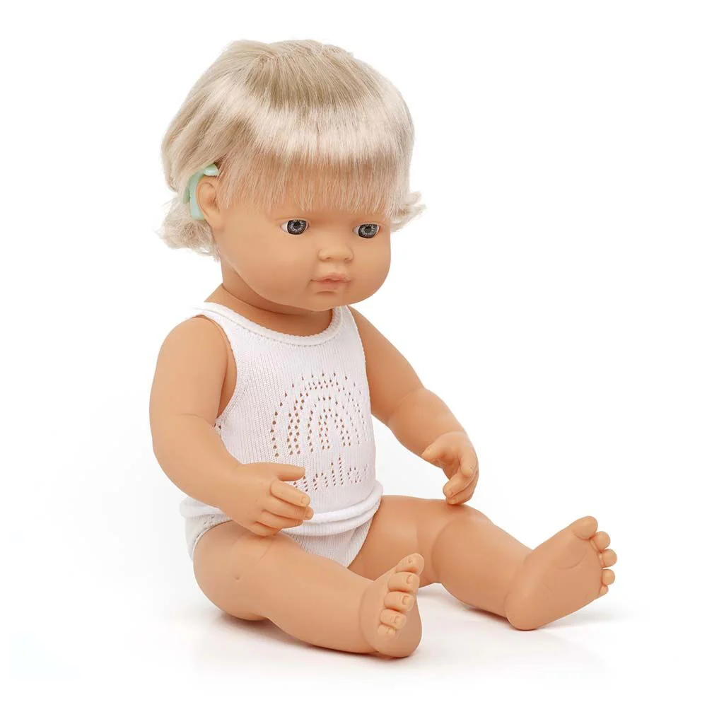 Miniland Boneco/a bebé Caucasiano/a 38cm - Image 2