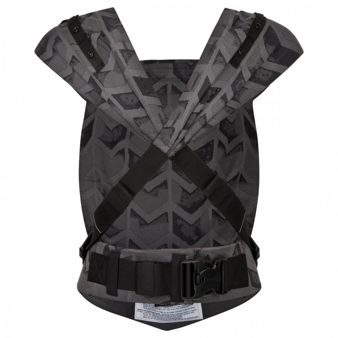Mochila Hoppediz Ajustável BabySize Primeo Amsterdam black - Image 3