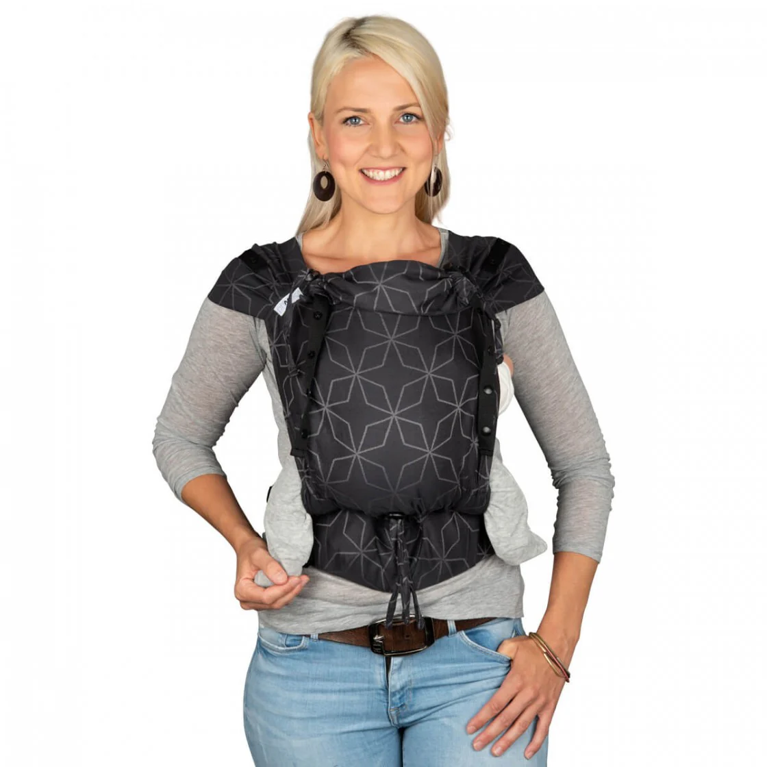 Mochila Hoppediz Ajustável BabySize Primeo Malmö stone - Image 4