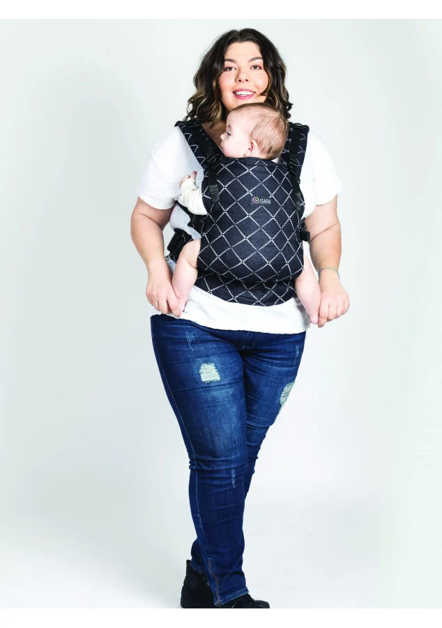 Mochila Isara THE One Ajustável DIAMONDA BLACK * por encomenda - Image 8