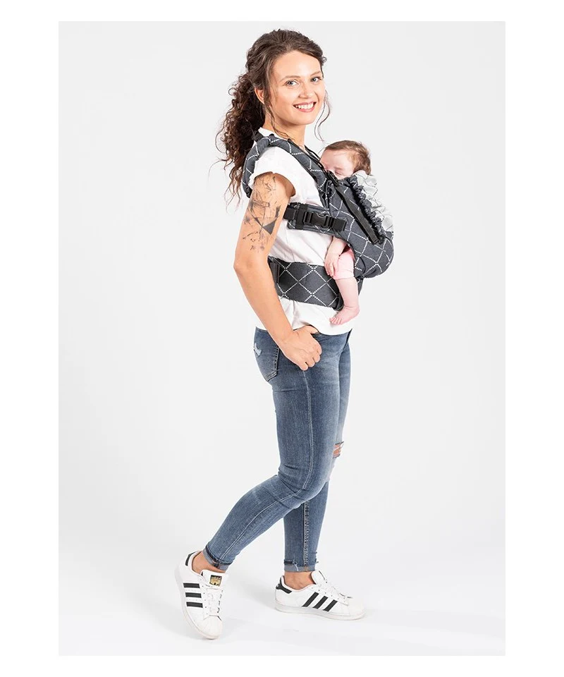 Mochila Isara THE One Ajustável DIAMONDA BLUE INK * por encomenda - Image 11