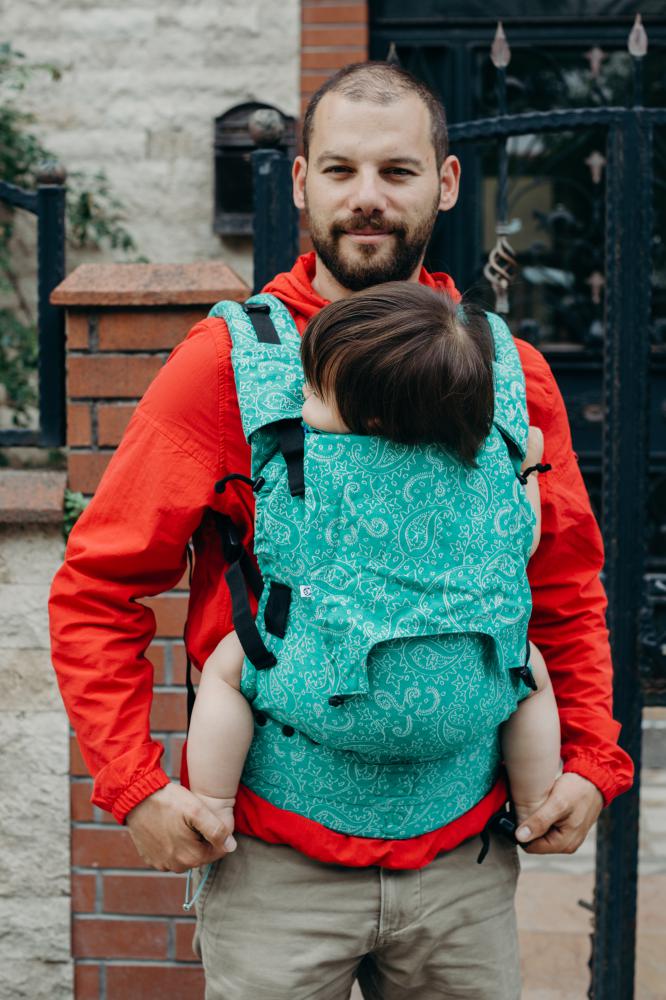 Mochila Neko Ajustável Smart - Efes Paisley Hazel Lagoon - Image 3