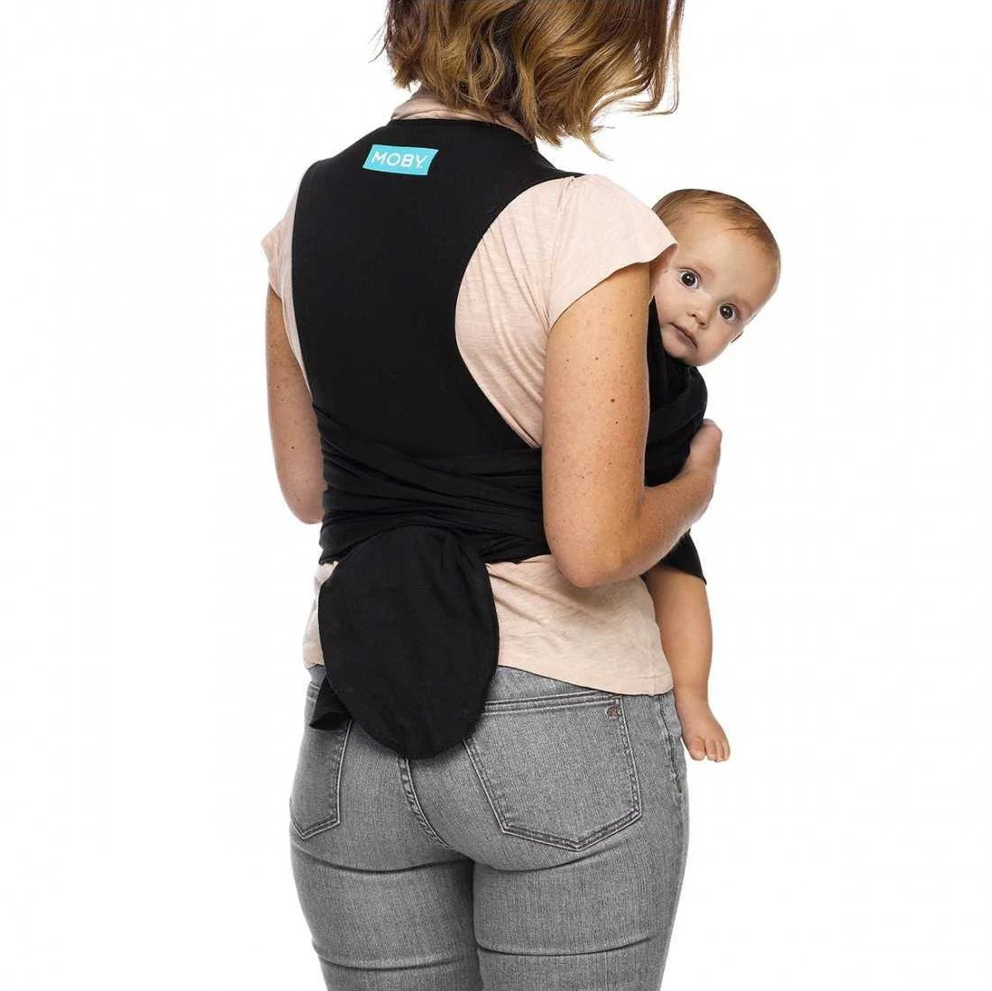 Mochila de Pano Elástico Moby FIT Black - Image 3