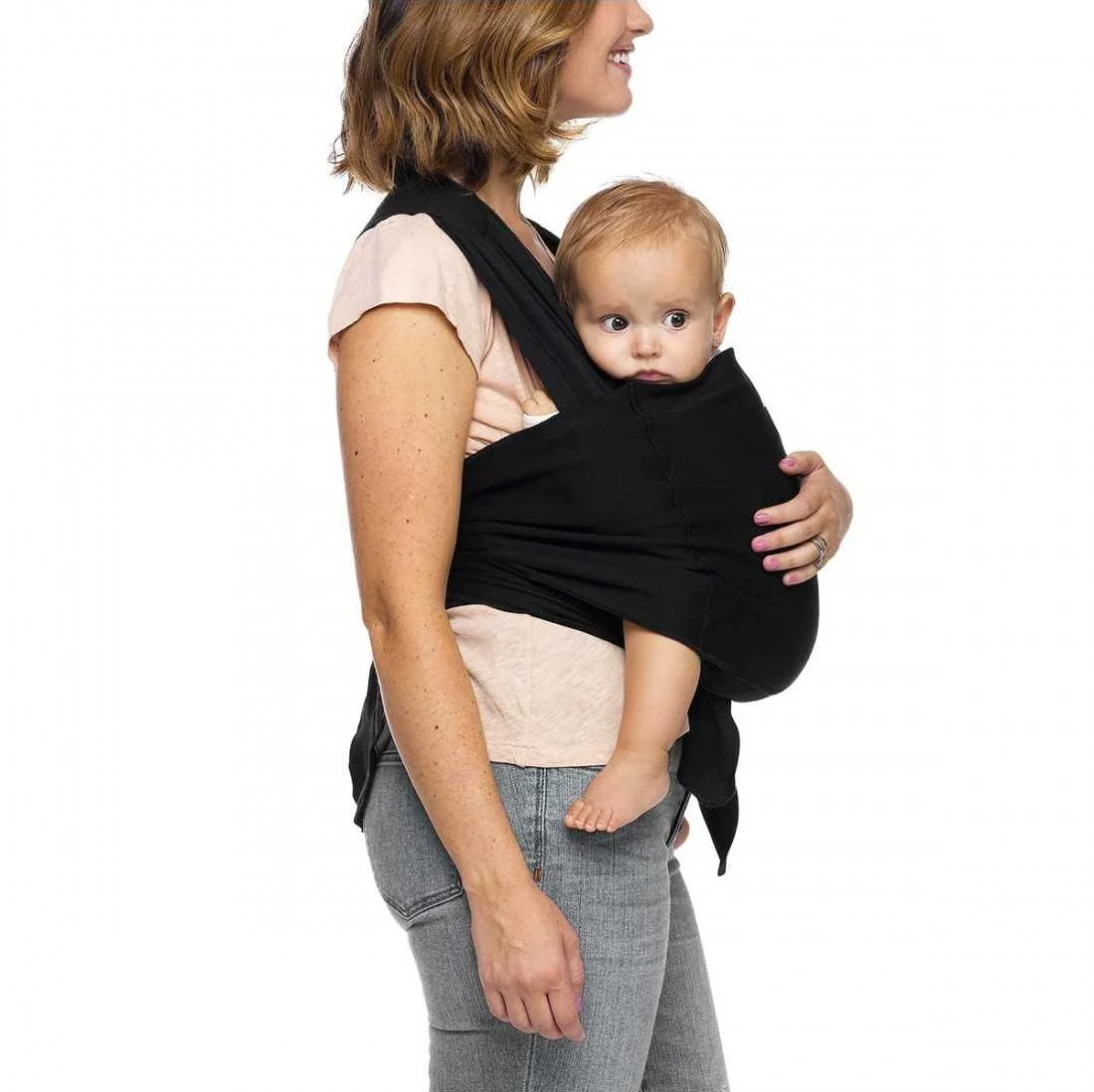 Mochila de Pano Elástico Moby FIT Black - Image 4
