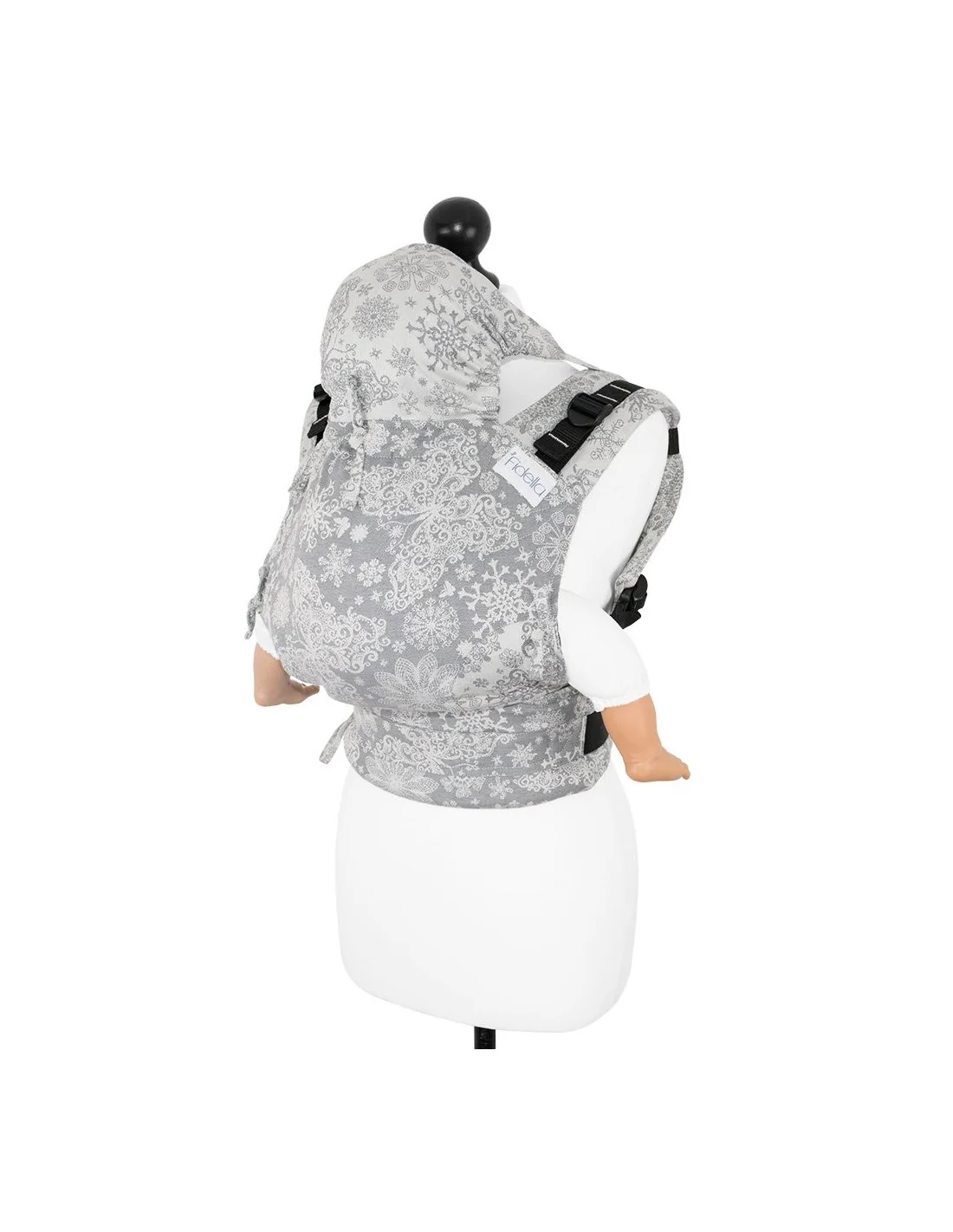 Mochila Fidella Fusion Evolutiva BabySize Iced Butterfly Grey - Image 2