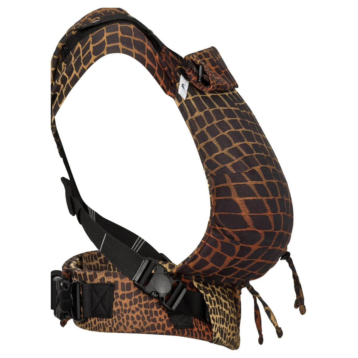 Mochila Hoppediz Ajustável BabySize Primeo Darwin black - Image 3