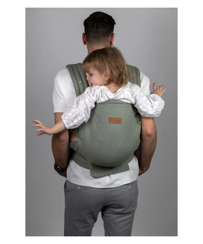 Mochila Isara ELITE Ajustável SAGE GREEN LINEN - Image 3