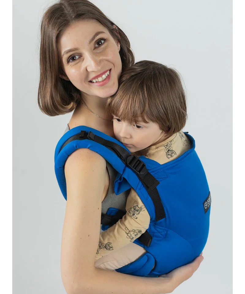 Mochila Isara THE One Ajustável IRIS BLUE BAMBOO * por encomenda - Image 3
