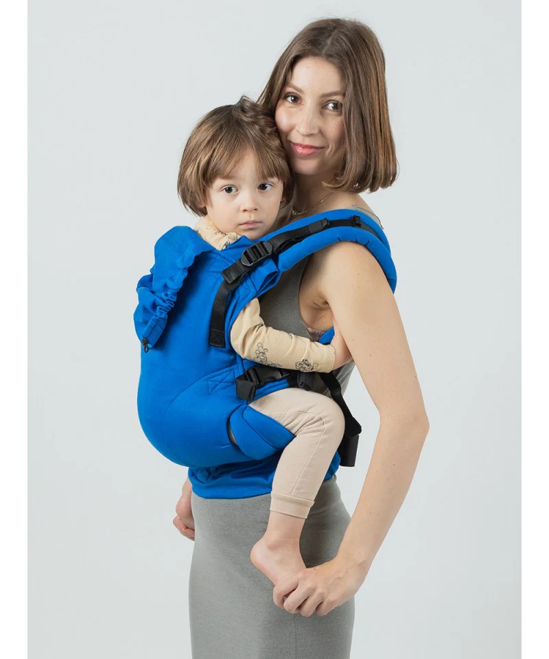 Mochila Isara THE One Ajustável IRIS BLUE BAMBOO * por encomenda - Image 7