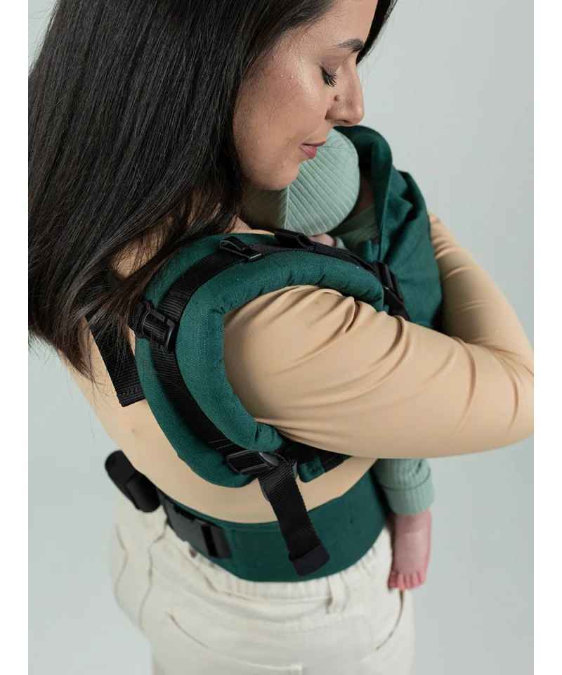 Mochila Isara THE One Ajustável EVERGREEN LINEN * por encomenda - Image 4