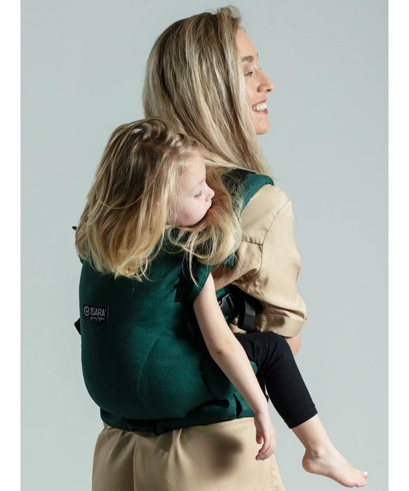 Mochila Isara THE One Ajustável EVERGREEN LINEN * por encomenda - Image 6