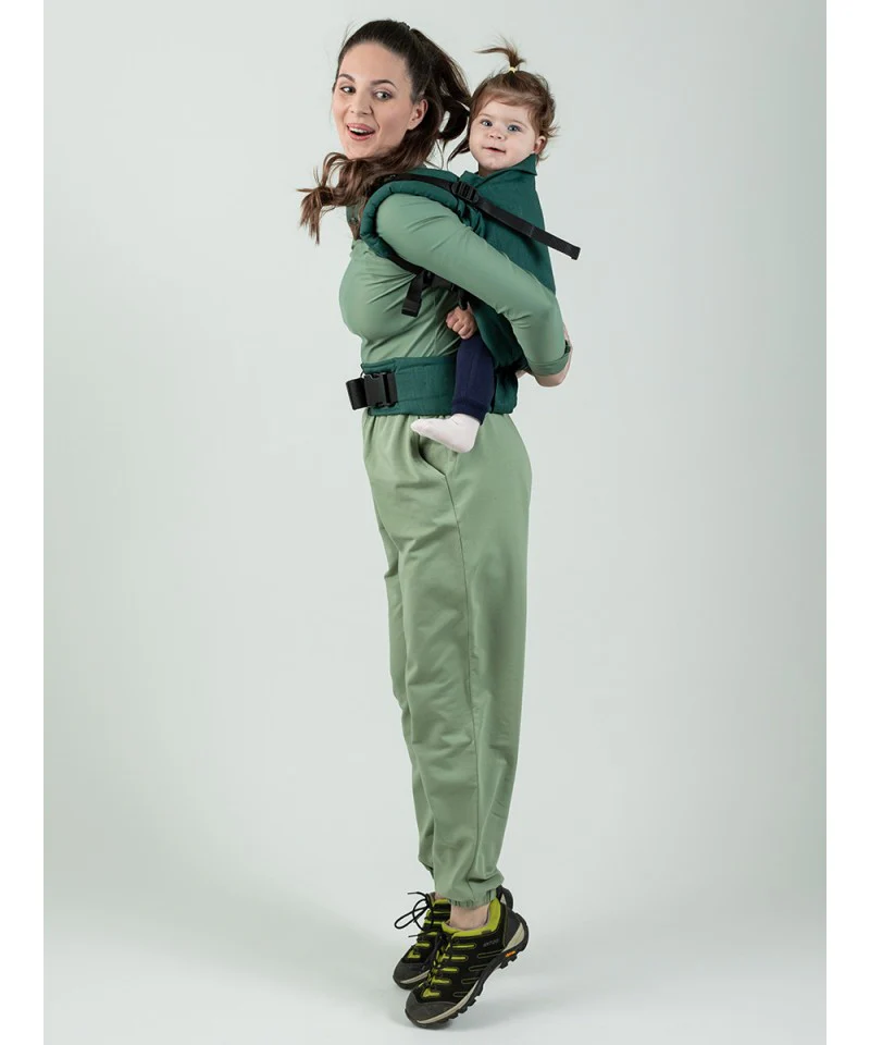 Mochila Isara Toddler Preschooler EVERGREEN LINEN - Image 2