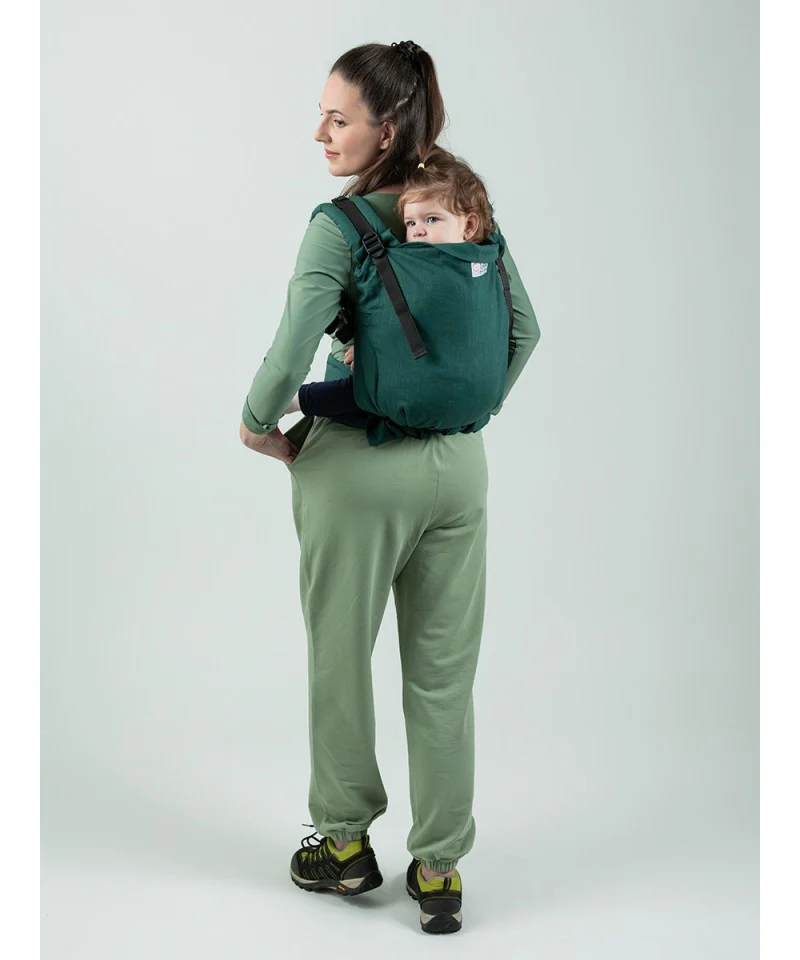 Mochila Isara Toddler Preschooler EVERGREEN LINEN - Image 4