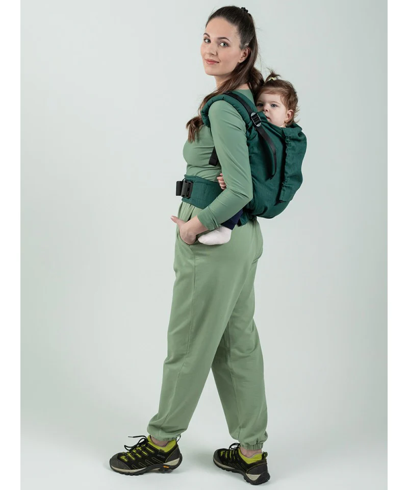 Mochila Isara Toddler Preschooler EVERGREEN LINEN - Image 5
