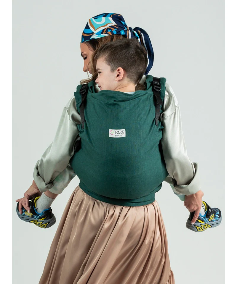 Mochila Isara Toddler Preschooler EVERGREEN LINEN - Image 6