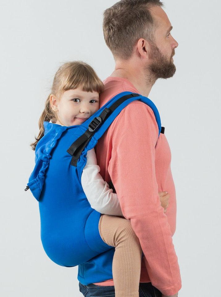 Mochila Isara Toddler Preschooler IRIS BLUE BAMBOO * por encomenda - Image 2