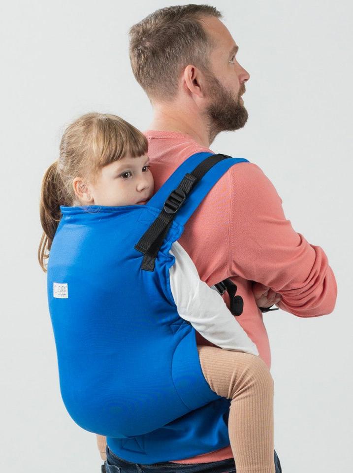 Mochila Isara Toddler Preschooler IRIS BLUE BAMBOO * por encomenda - Image 3