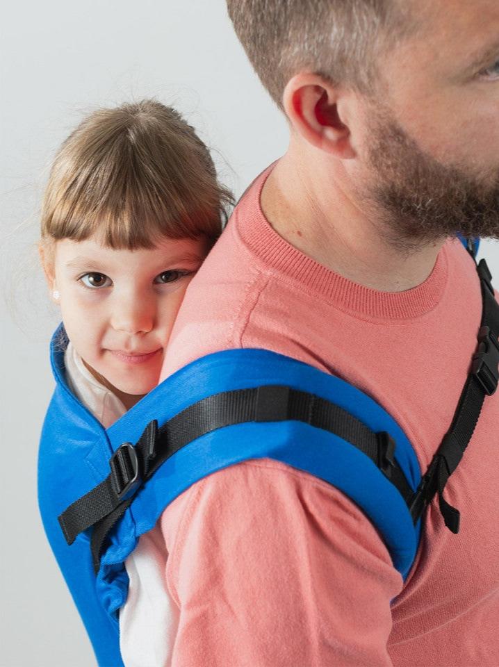 Mochila Isara Toddler Preschooler IRIS BLUE BAMBOO * por encomenda - Image 4