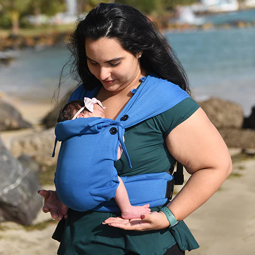Mochila Neko Tiny Ajustável prematuro /recem nascido Cobalt