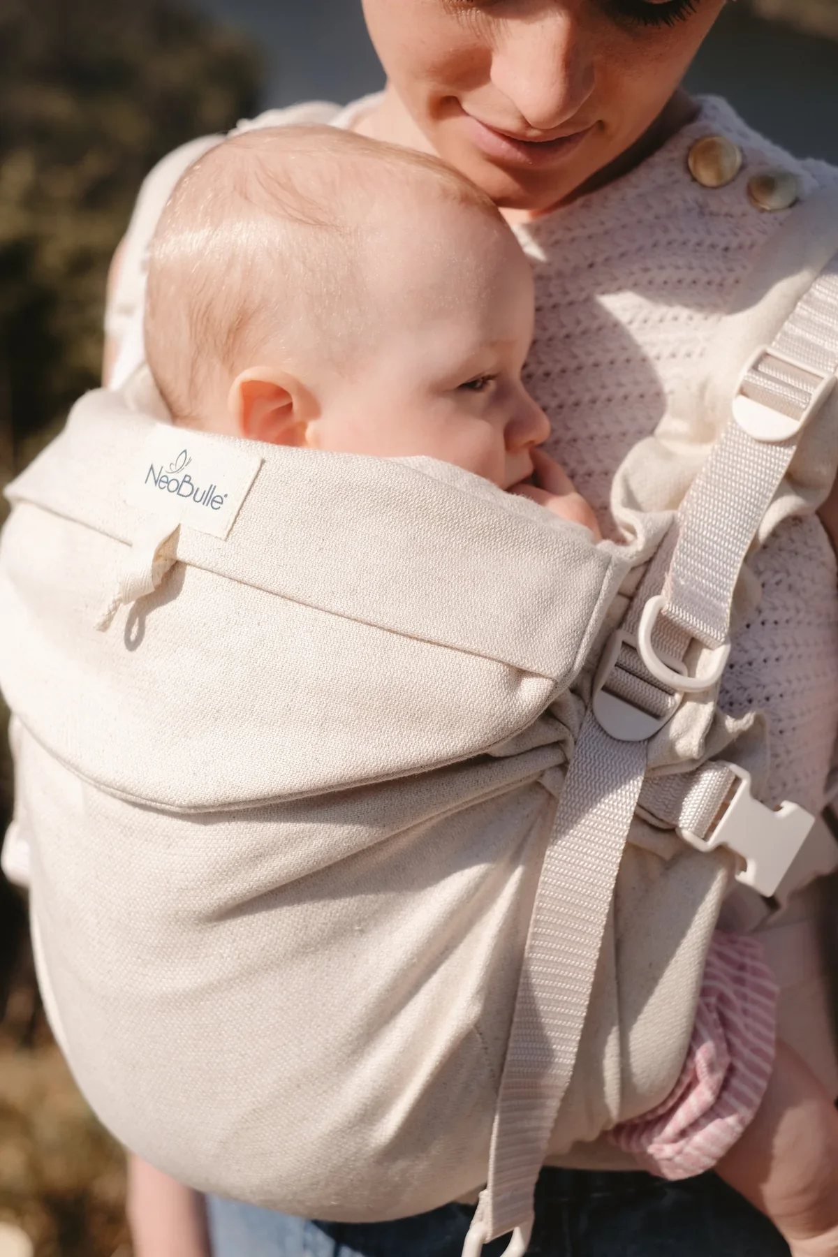 Mochila Neobulle Ajustável ToddlerSize Linho Naturel *por encomenda - Image 5