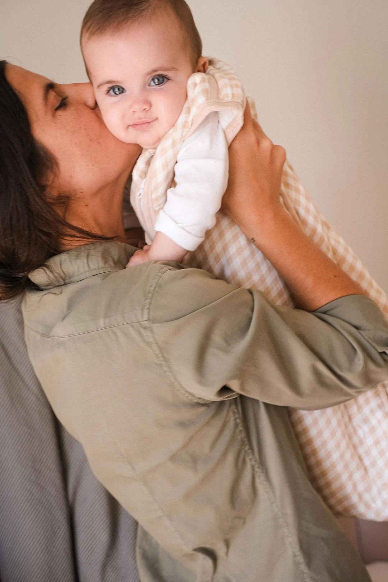 MolisandCo TOG 1.0 Saco de dormir sem pés [Bamboo muslin - Vichy Sand] * por encomenda - Image 5