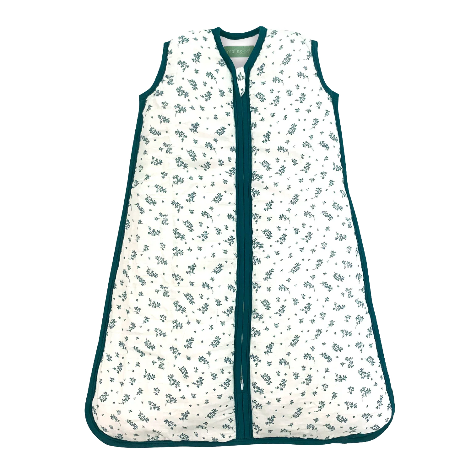MolisandCo TOG 1.0 Saco de dormir sem pés [Cotton muslin - Ocean] * por encomenda