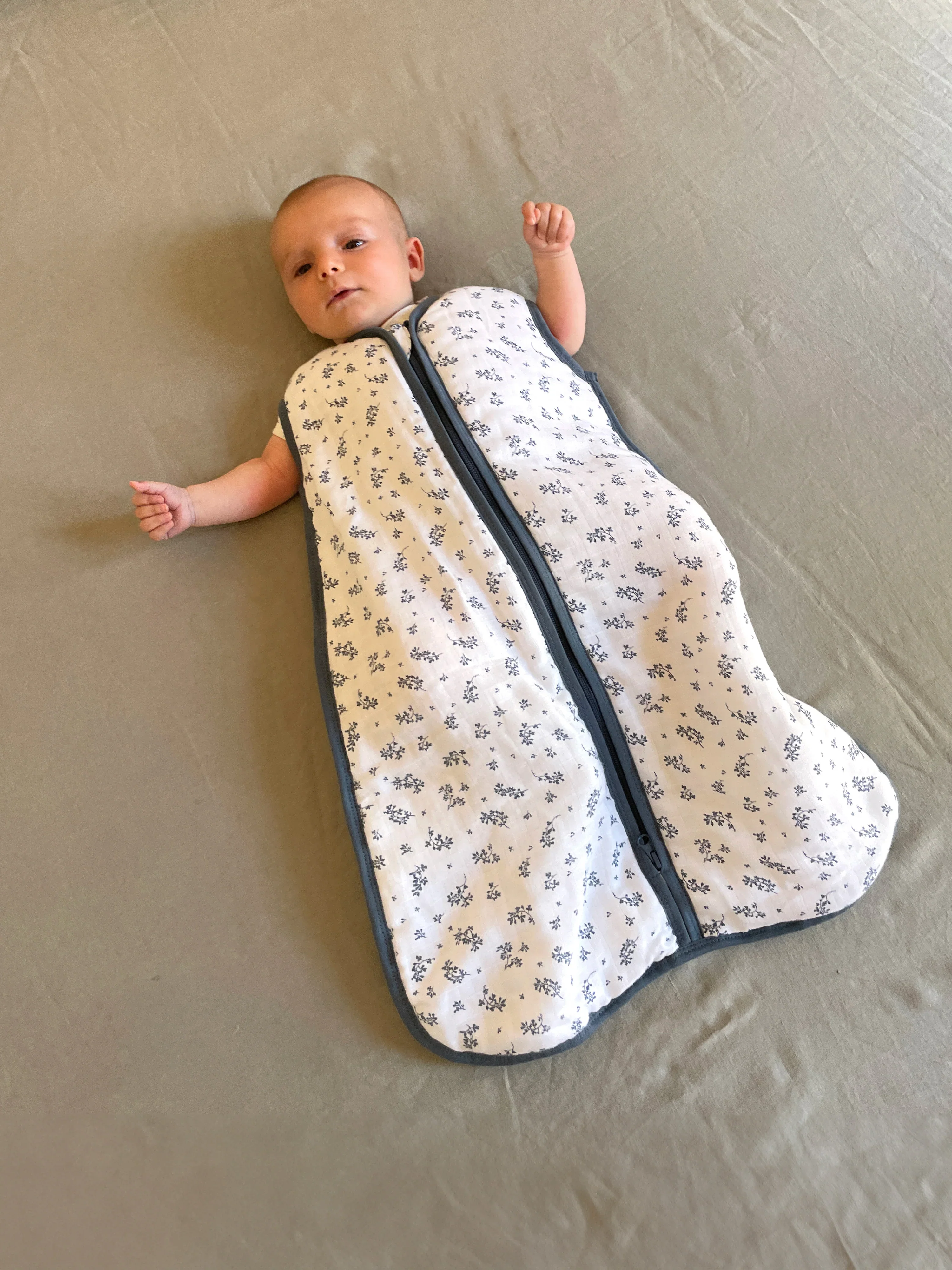 MolisandCo TOG 1.0 Saco de dormir sem pés [Cotton muslin - Ocean] * por encomenda - Image 3