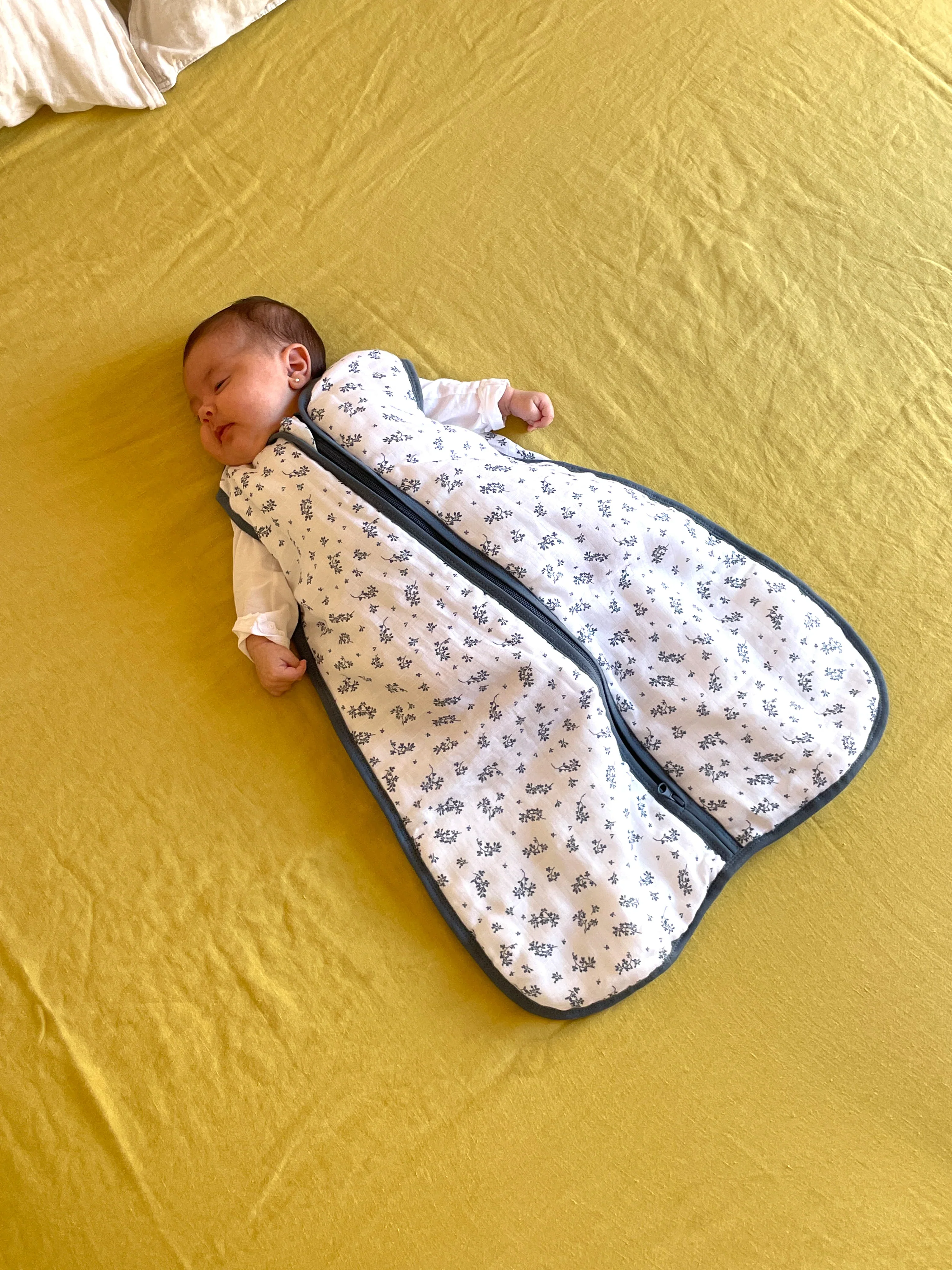 MolisandCo TOG 1.0 Saco de dormir sem pés [Cotton muslin - Ocean] * por encomenda - Image 5