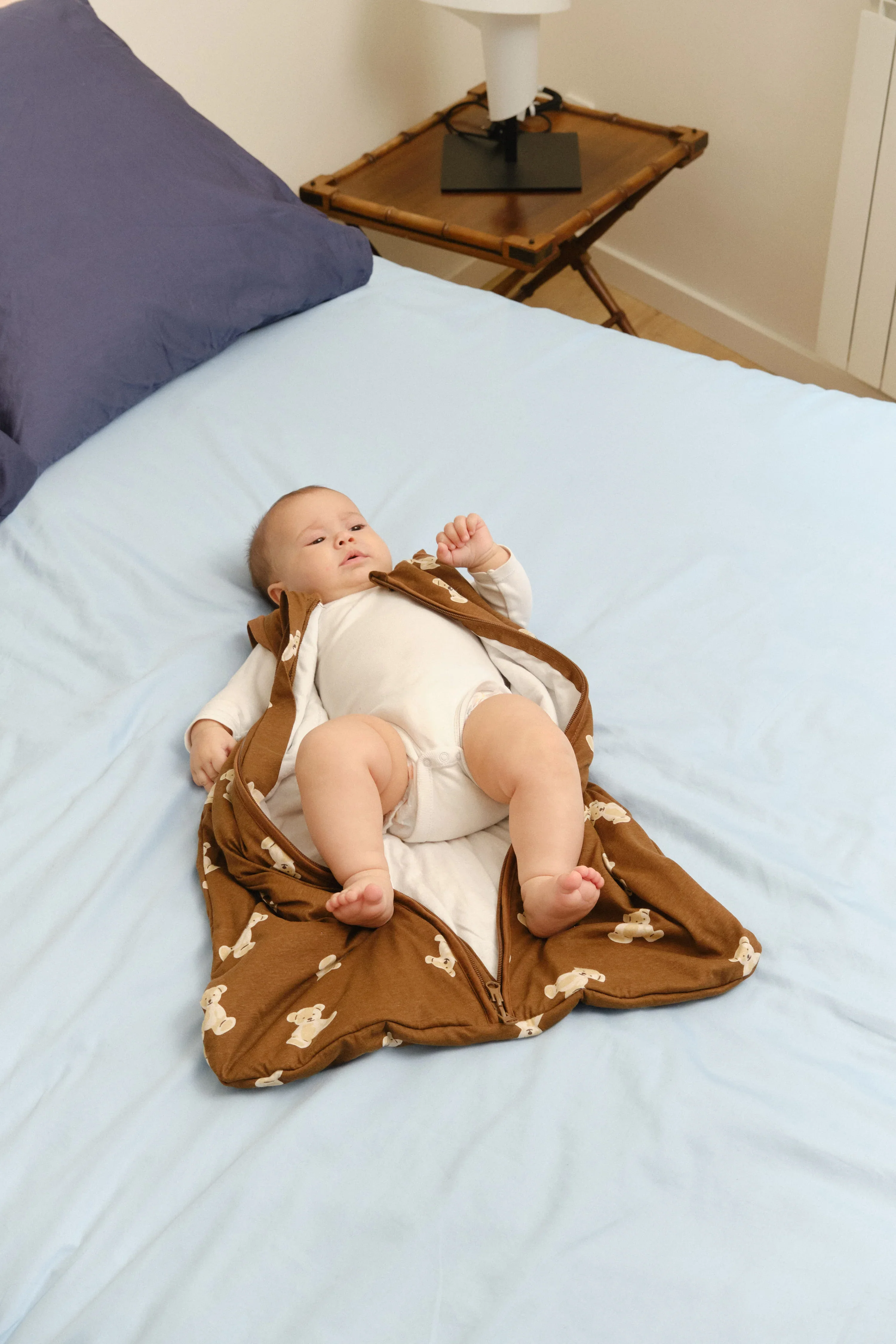 MolisandCo TOG 1.0 Saco de dormir sem pés e com mangas [Teddy Mocca] * por encomenda - Image 6