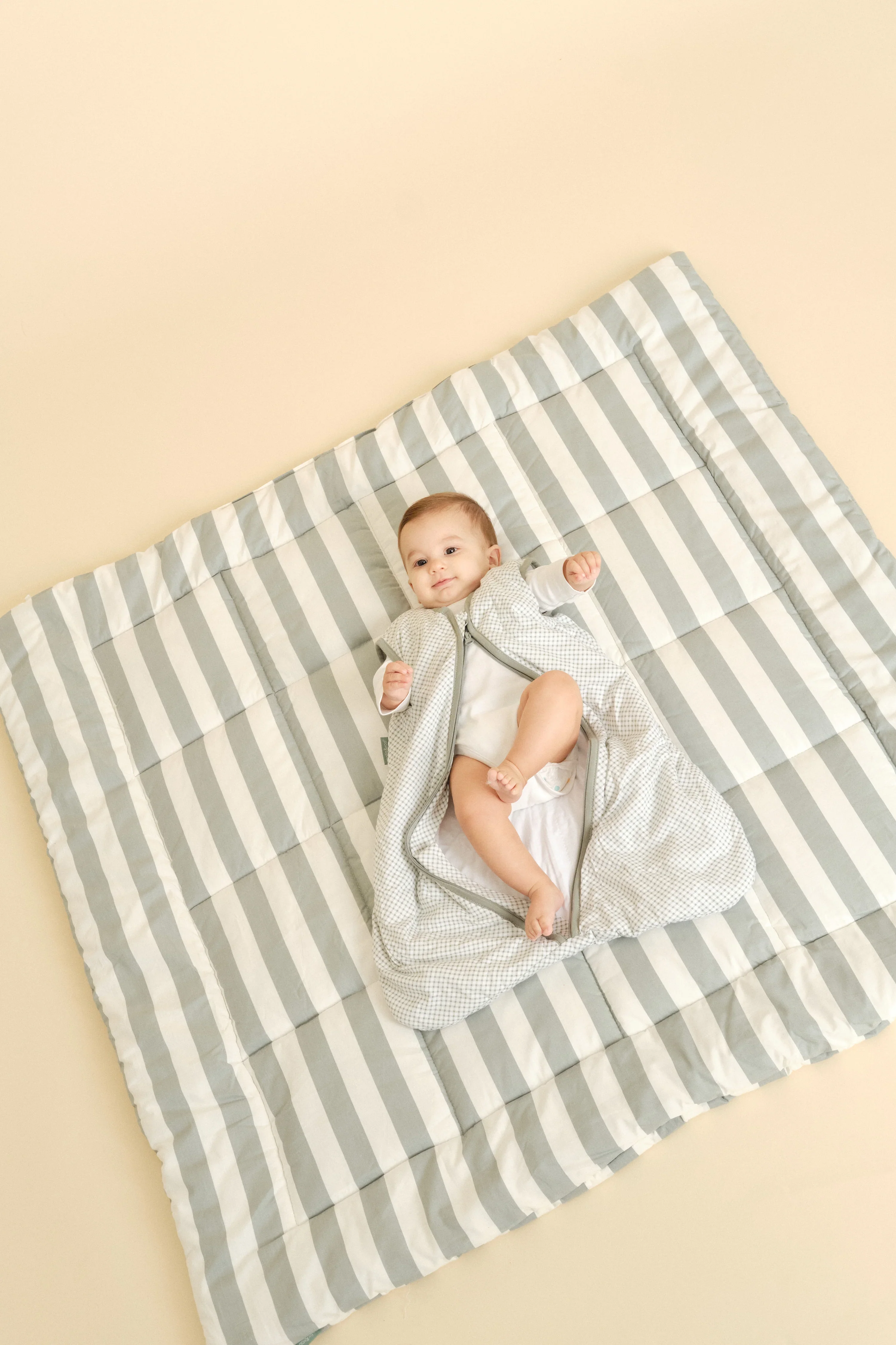 MolisandCo TOG 1.0 Saco de dormir sem pés [Vichy Green] * por encomenda - Image 3