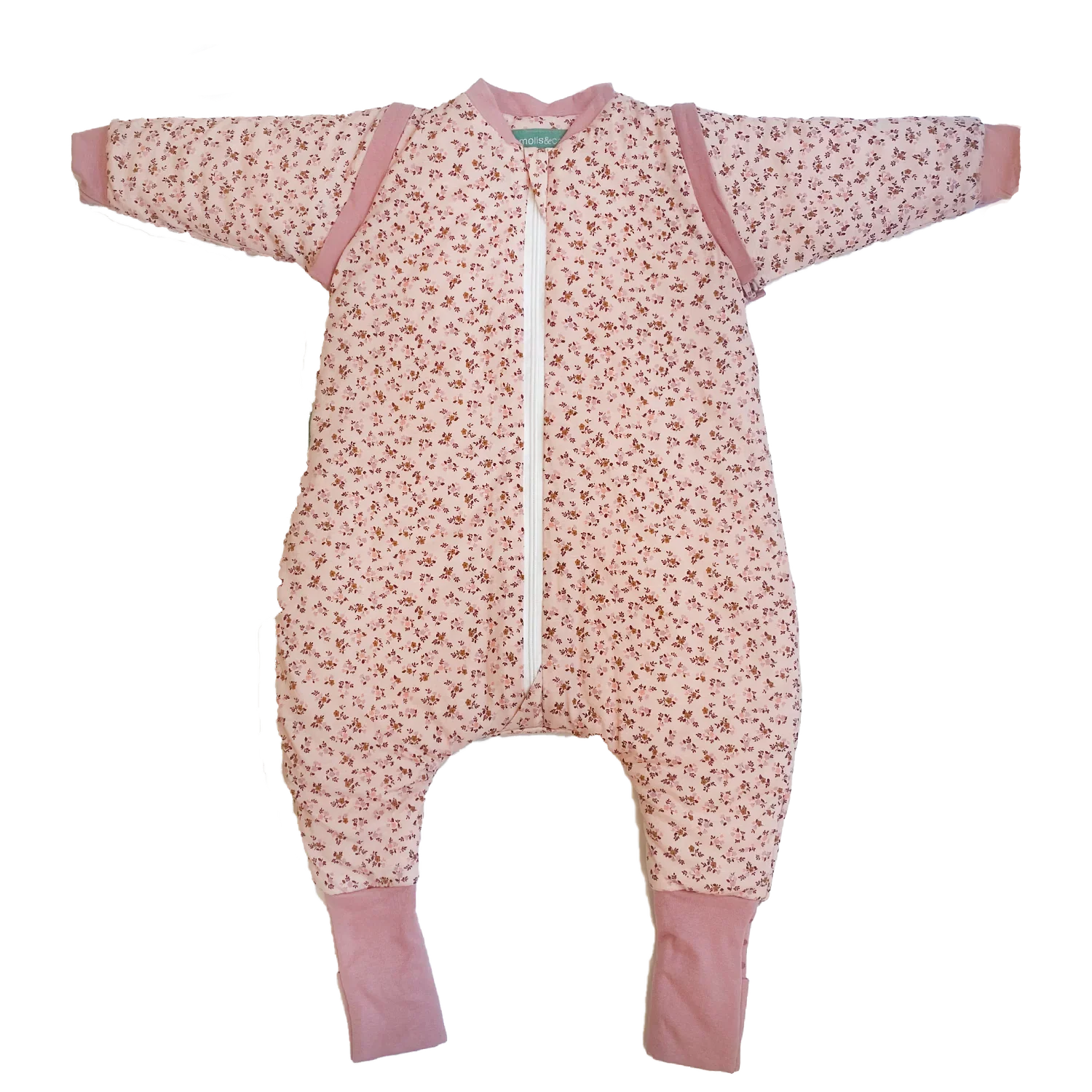 MolisandCo TOG 2.5 Saco de dormir com pés e mangas [Misty Rose]