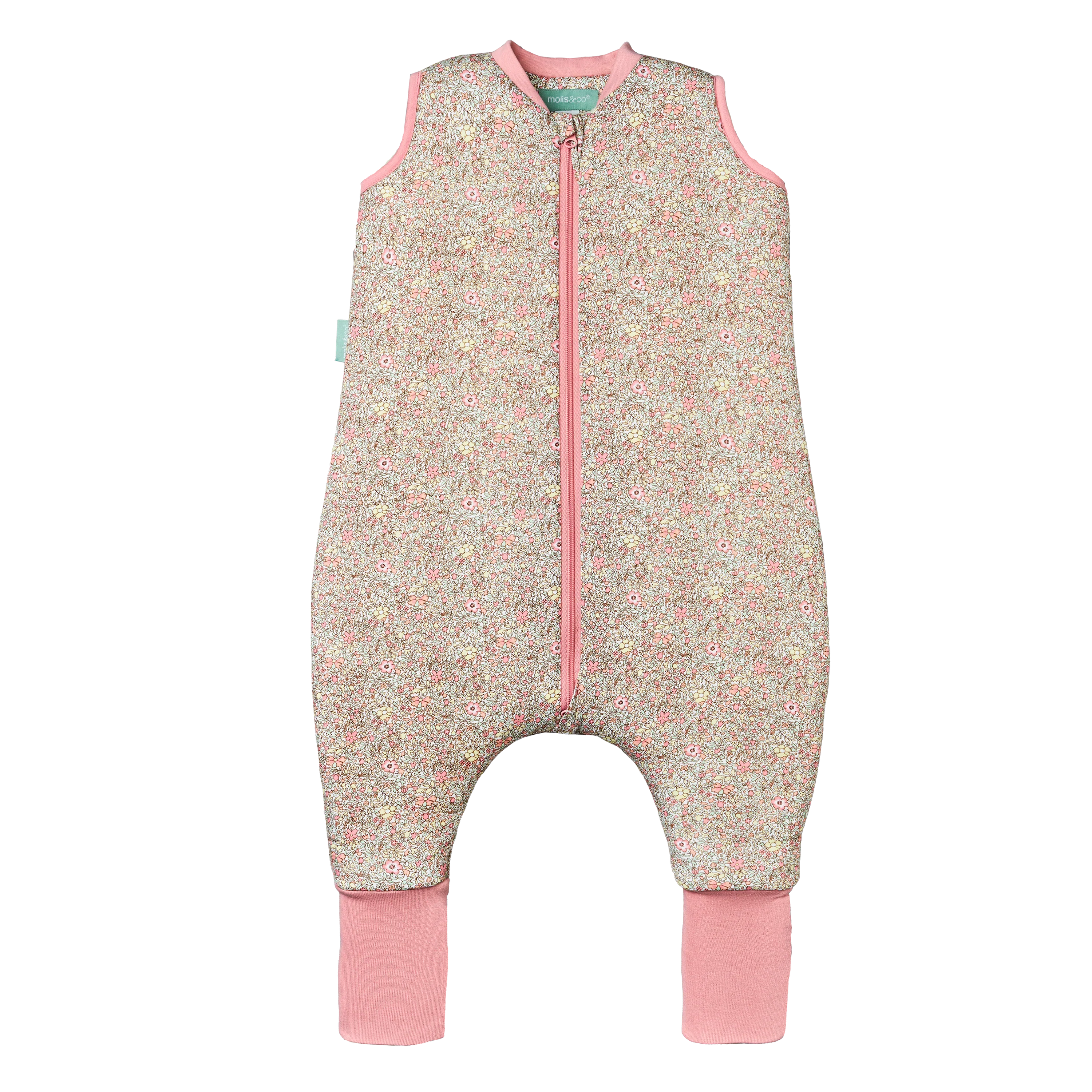 MolisandCo TOG 2.5 Saco de dormir com pés [Pastel Floral] *por encomenda