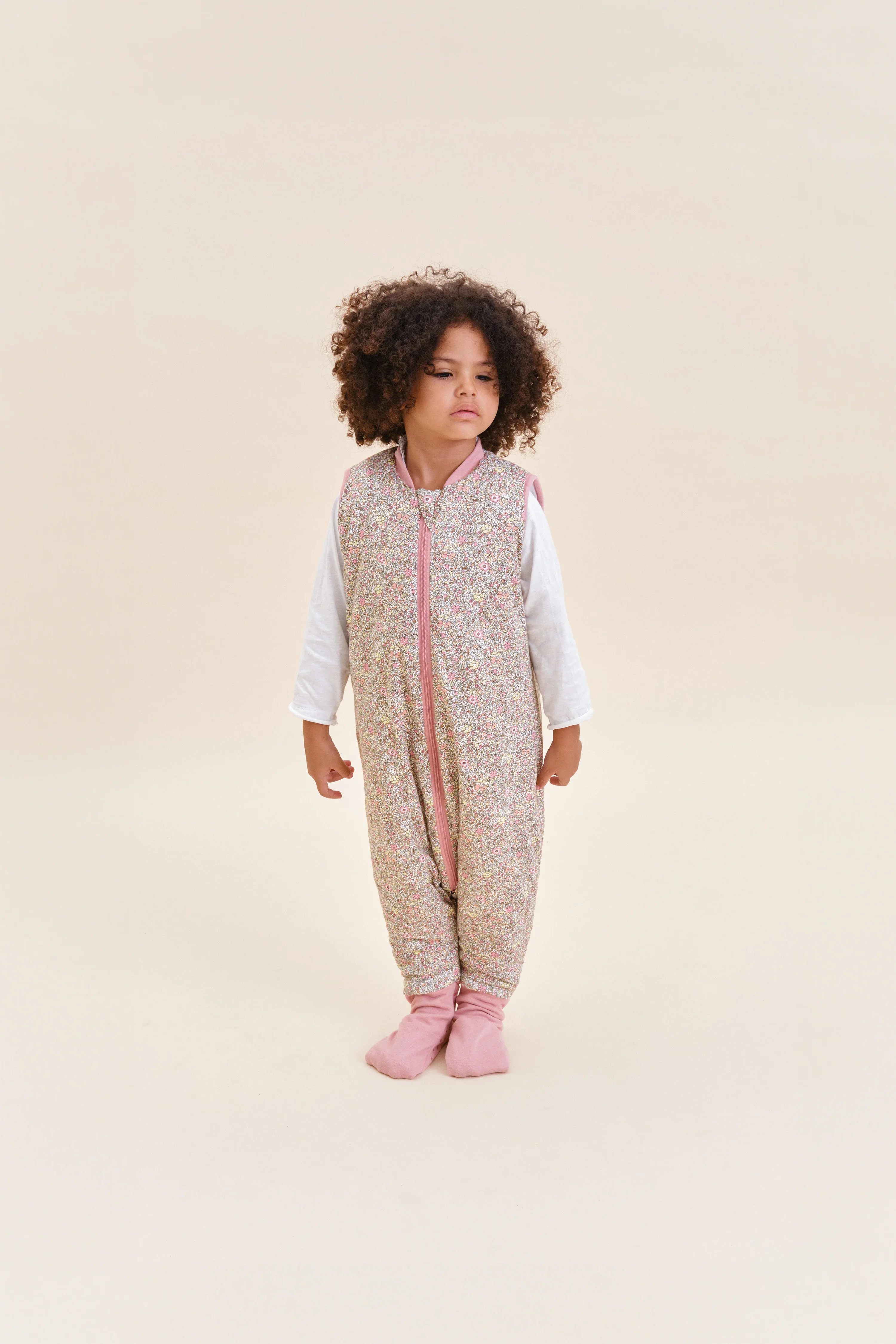 MolisandCo TOG 2.5 Saco de dormir com pés [Pastel Floral] *por encomenda - Image 3