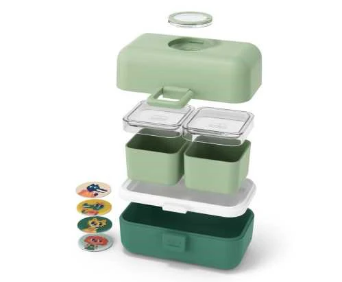 Monbento MB Tresor lancheira para snacks grande - Green Forest - Image 4